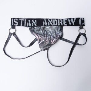 Andrew Christian Silver Glam Jockstrap Size Small